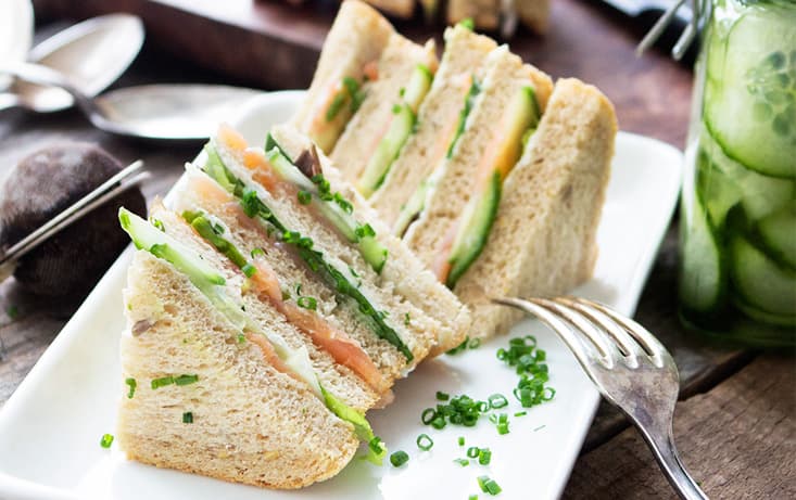 Afternoon Tea Snittar - Surdeg, Lax & Färskost - Recept | Pågen